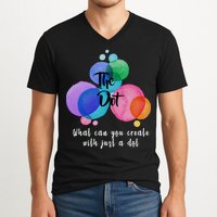 What Can You Create With Just A Dot V-Neck T-Shirt