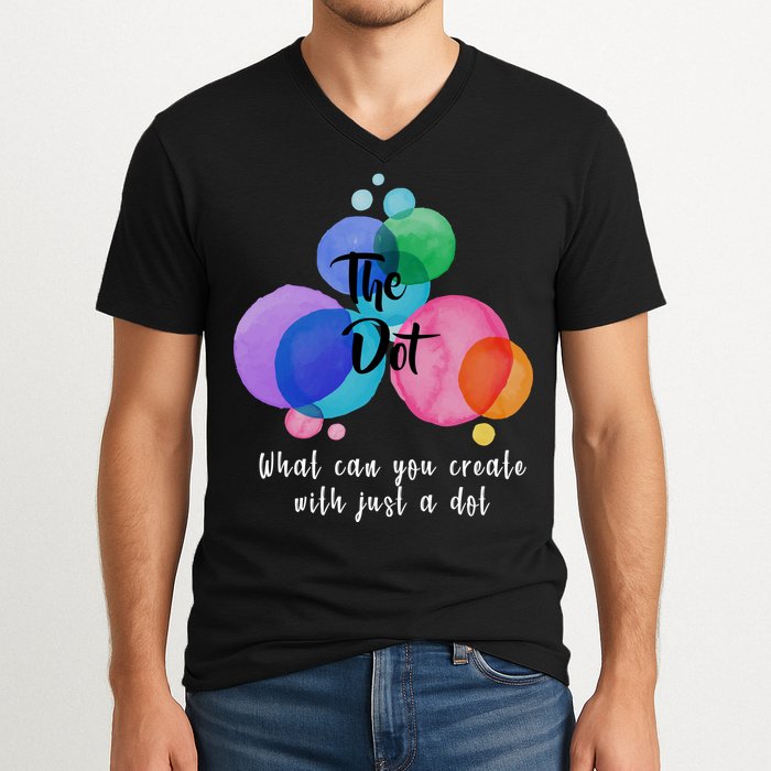 What Can You Create With Just A Dot V-Neck T-Shirt