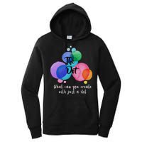 What Can You Create With Just A Dot Women's Pullover Hoodie