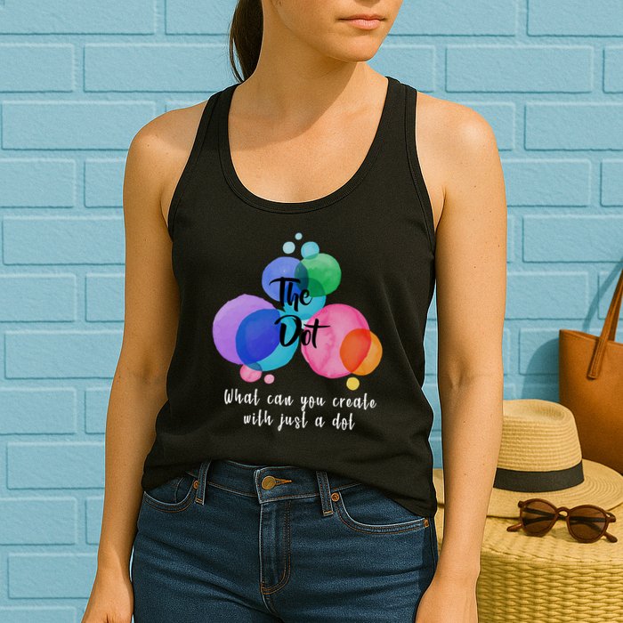 What Can You Create With Just A Dot Womens Tank Top