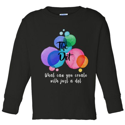 What Can You Create With Just A Dot Toddler Long Sleeve Shirt