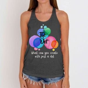 What Can You Create With Just A Dot Women's Knotted Racerback Tank