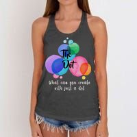 What Can You Create With Just A Dot Women's Knotted Racerback Tank