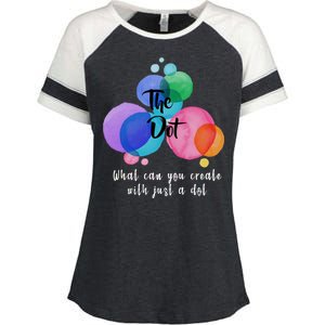 What Can You Create With Just A Dot Enza Ladies Jersey Colorblock Tee