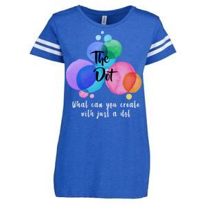 What Can You Create With Just A Dot Enza Ladies Jersey Football T-Shirt