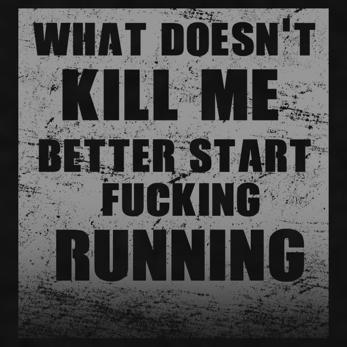 What Doesn't Kill Me Better Start Running Ladies PosiCharge Tri-Blend Wicking Tank