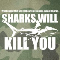What Doesn't Kill You Makes You Stronger Except Sharks Legacy Tie Dye Trucker Hat