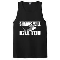 What Doesn't Kill You Stronger Except Sharks PosiCharge Competitor Tank