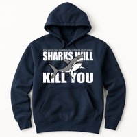 What Doesn't Kill You Stronger Except Sharks Hoodie