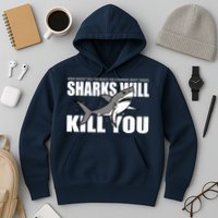 What Doesn't Kill You Stronger Except Sharks Hoodie