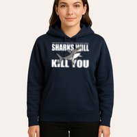 What Doesn't Kill You Stronger Except Sharks Hoodie