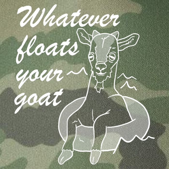 What Ever Floats Your Goat Legacy Tie Dye Trucker Hat