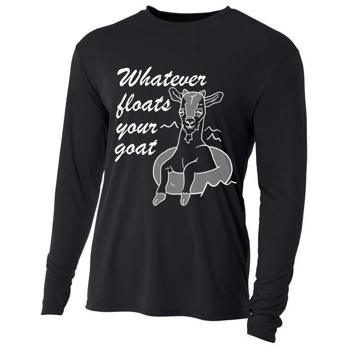 What Ever Floats Your Goat Cooling Performance Long Sleeve Crew