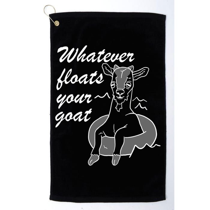 What Ever Floats Your Goat Golf Towel
