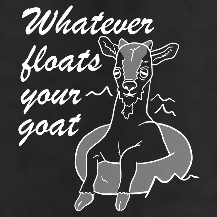 What Ever Floats Your Goat Golf Towel