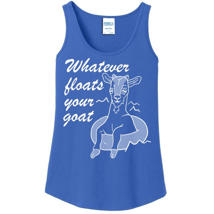 What Ever Floats Your Goat Ladies Essential Tank