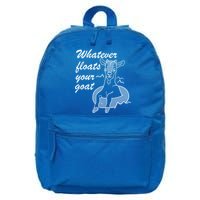 What Ever Floats Your Goat 16 in Basic Backpack