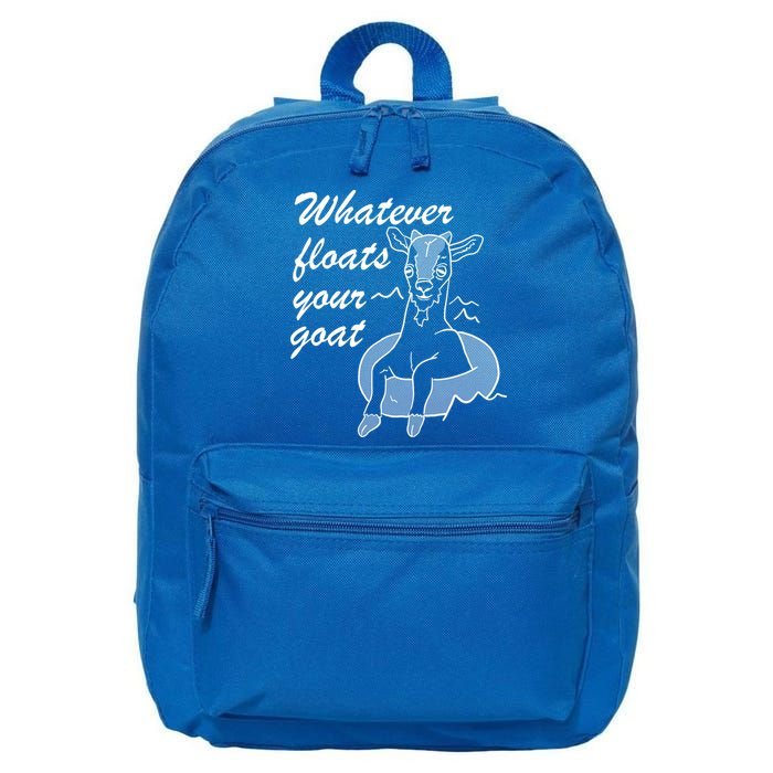 What Ever Floats Your Goat 16 in Basic Backpack
