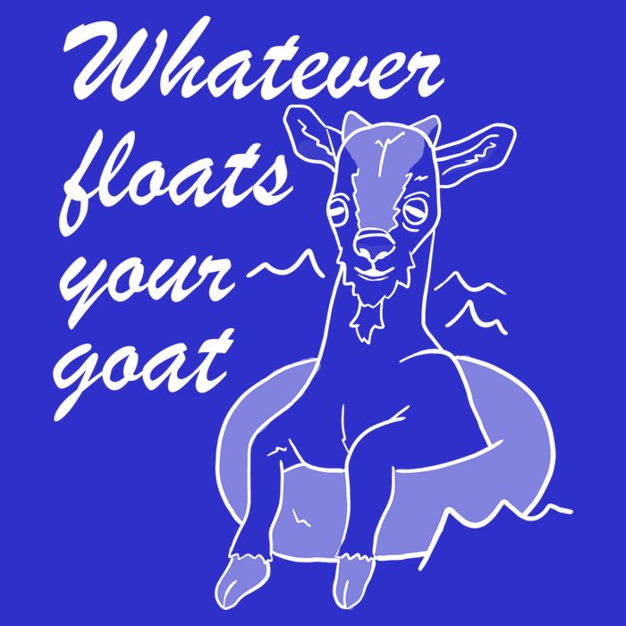 What Ever Floats Your Goat 16 in Basic Backpack
