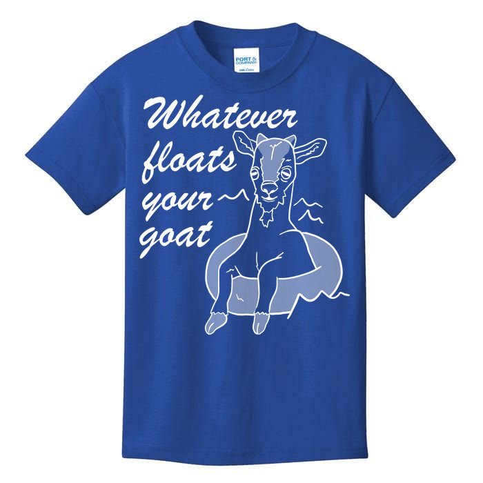 What Ever Floats Your Goat Kids T-Shirt