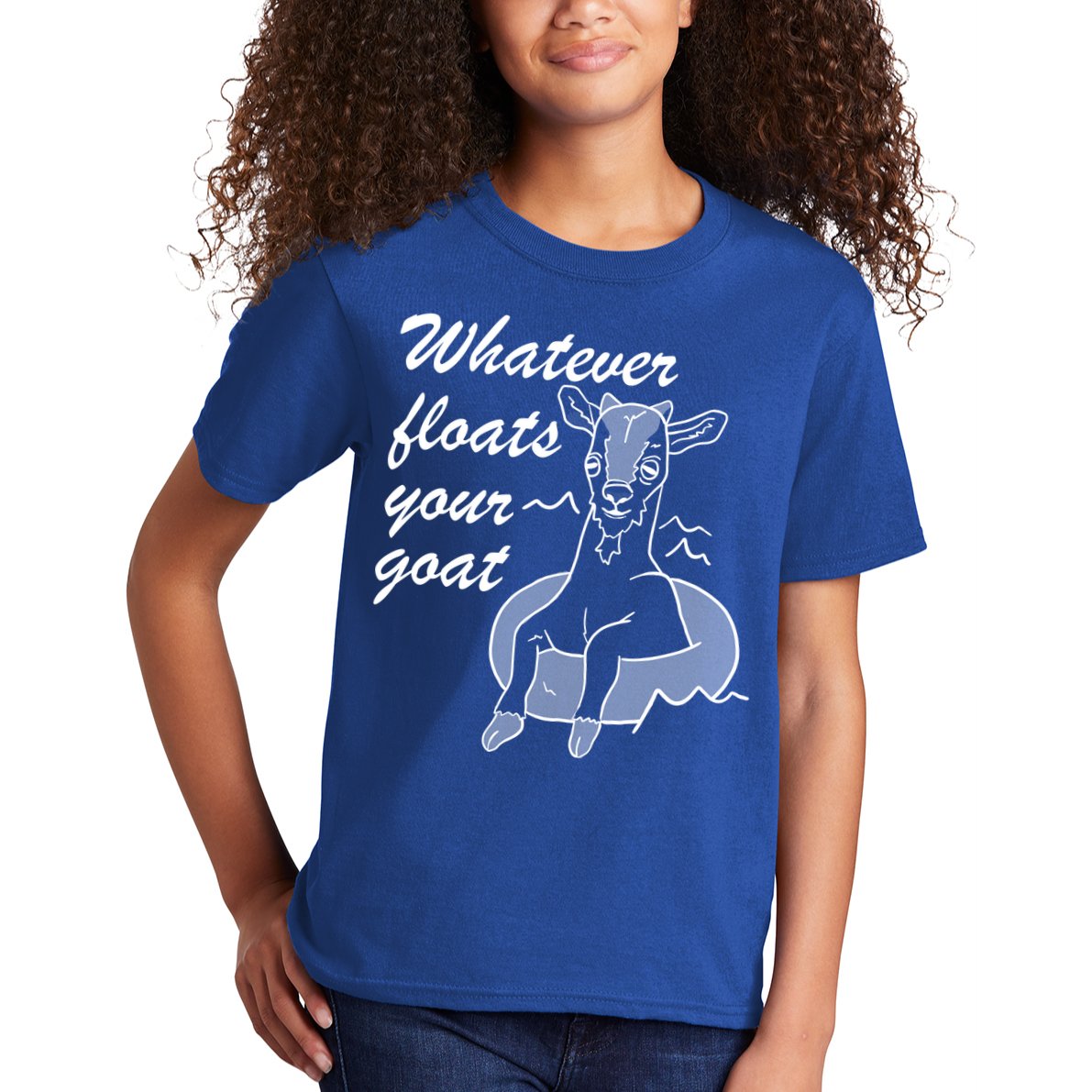 What Ever Floats Your Goat Kids T-Shirt