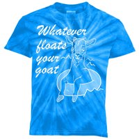 What Ever Floats Your Goat Kids Tie-Dye T-Shirt