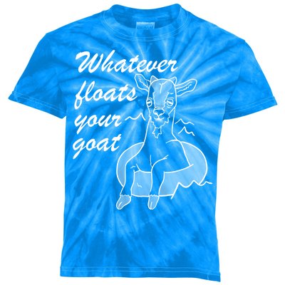 What Ever Floats Your Goat Kids Tie-Dye T-Shirt