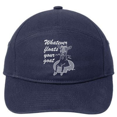 What Ever Floats Your Goat 7-Panel Snapback Hat