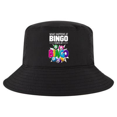 What Happens At Bingo Stays At Bingo Cool Comfort Performance Bucket Hat