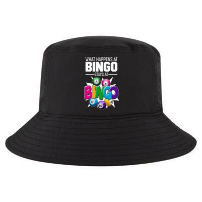 What Happens At Bingo Stays At Bingo Cool Comfort Performance Bucket Hat