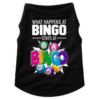 What Happens At Bingo Stays At Bingo Doggie Tank