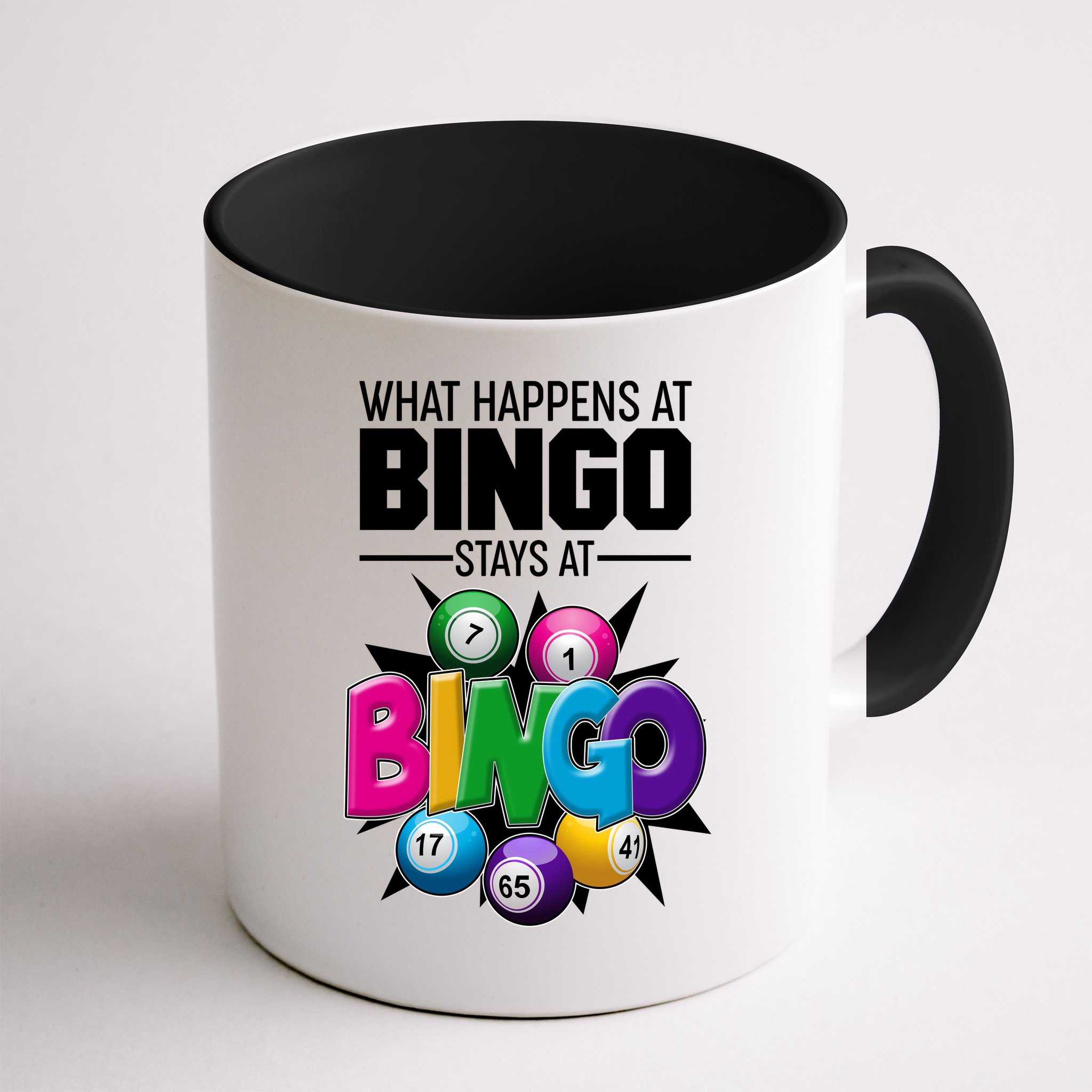 What Happens At Bingo Stays At Bingo Mug