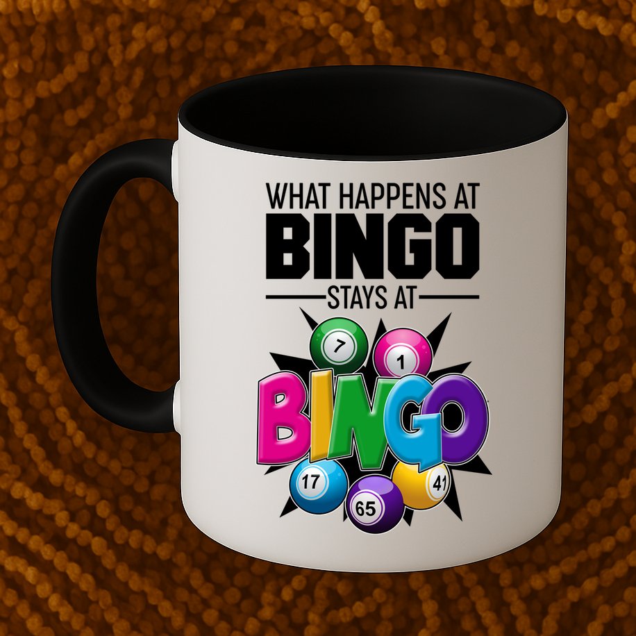 What Happens At Bingo Stays At Bingo Mug