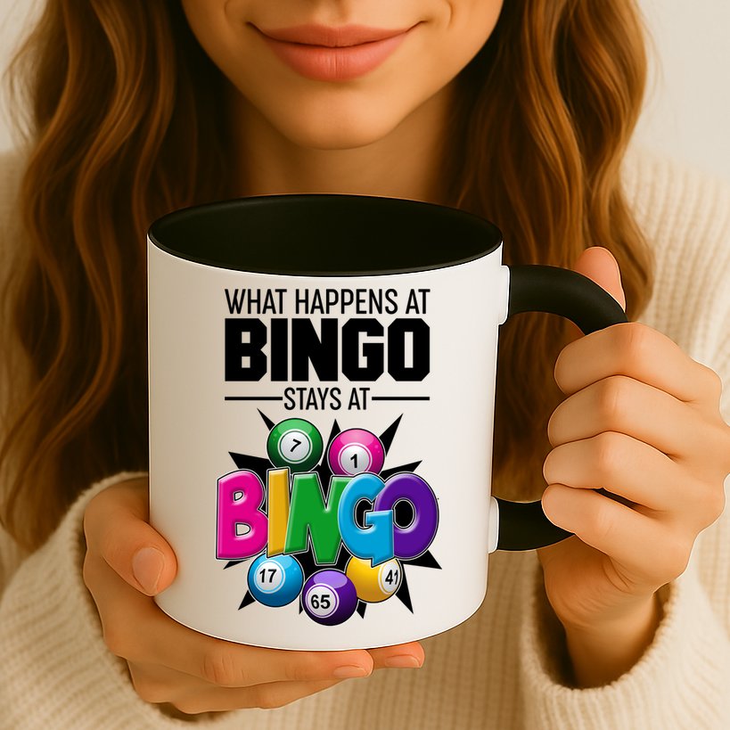 What Happens At Bingo Stays At Bingo Mug