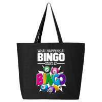 What Happens At Bingo Stays At Bingo 25L Jumbo Tote