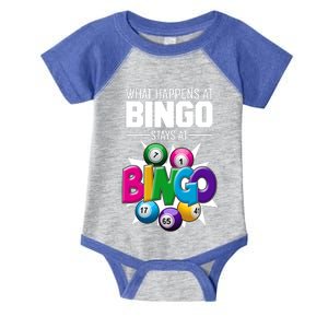 What Happens At Bingo Stays At Bingo Infant Baby Jersey Bodysuit