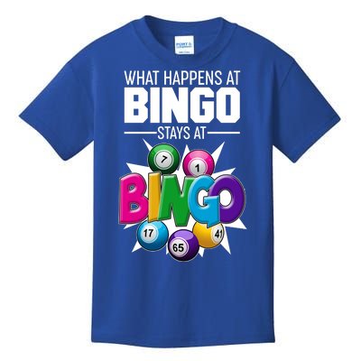 What Happens At Bingo Stays At Bingo Kids T-Shirt