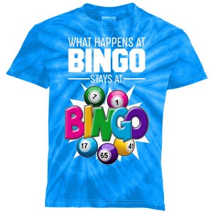 What Happens At Bingo Stays At Bingo Kids Tie-Dye T-Shirt