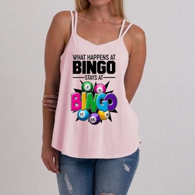 What Happens At Bingo Stays At Bingo Women's Strappy Tank