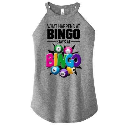 What Happens At Bingo Stays At Bingo Women's Perfect Tri Rocker Tank