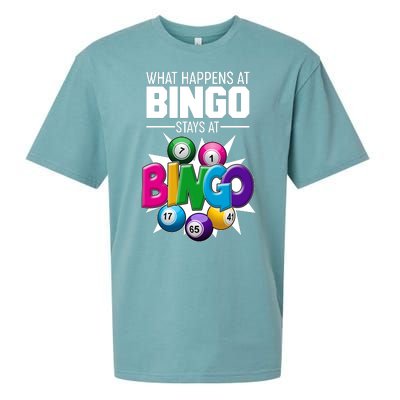 What Happens At Bingo Stays At Bingo Sueded Cloud Jersey T-Shirt