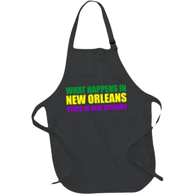 What Happens in New Orleans Stays in New Orleans Mardi Gras Apron