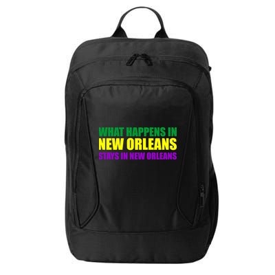 What Happens in New Orleans Stays in New Orleans Mardi Gras City Backpack