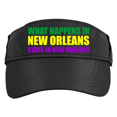 What Happens in New Orleans Stays in New Orleans Mardi Gras Adult Drive Performance Visor