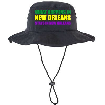What Happens in New Orleans Stays in New Orleans Mardi Gras Bucket Hat