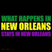 What Happens in New Orleans Stays in New Orleans Mardi Gras Flatbill Hat