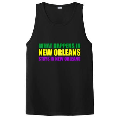 What Happens in New Orleans Stays in New Orleans Mardi Gras PosiCharge Competitor Tank