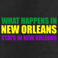 What Happens in New Orleans Stays in New Orleans Mardi Gras Golf Towel