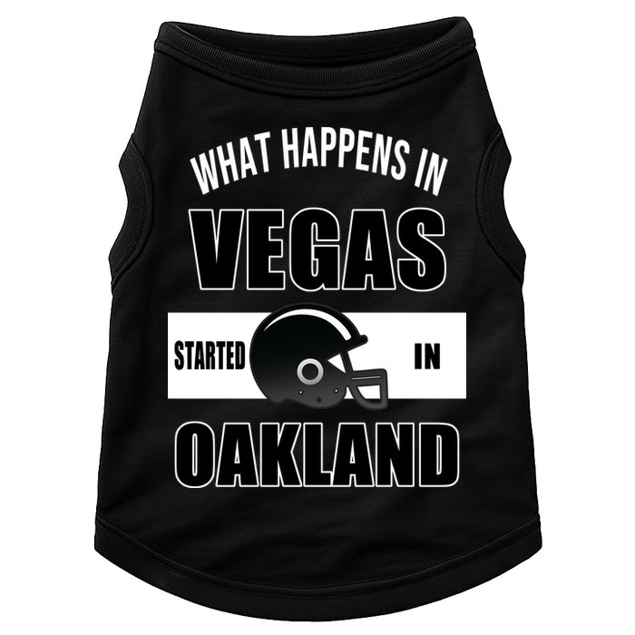 What Happens In Vegas started In Oakland Football Doggie Tank