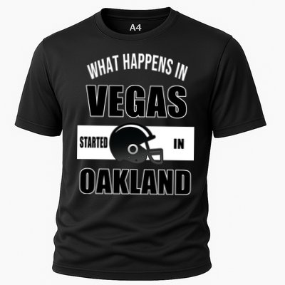 What Happens In Vegas started In Oakland Football Performance Shirt